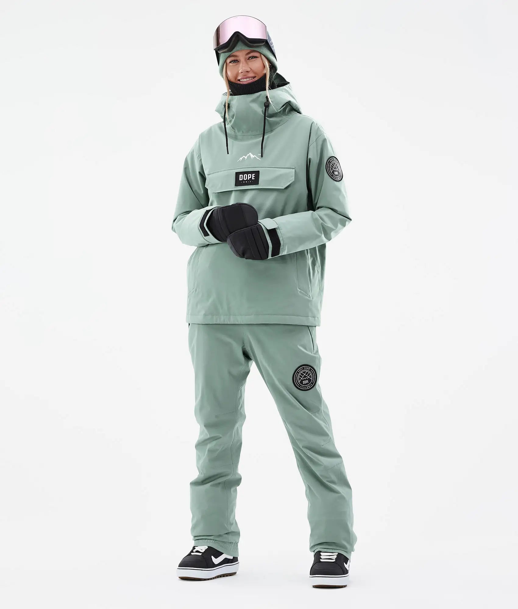 Nautic W - Snowboardhose Damen Faded Green