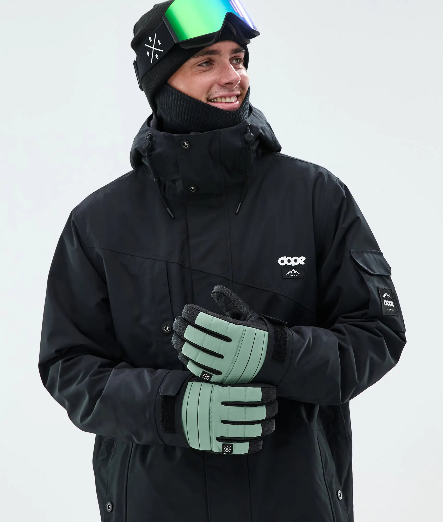 Cramli Skihandschuhe Faded Green