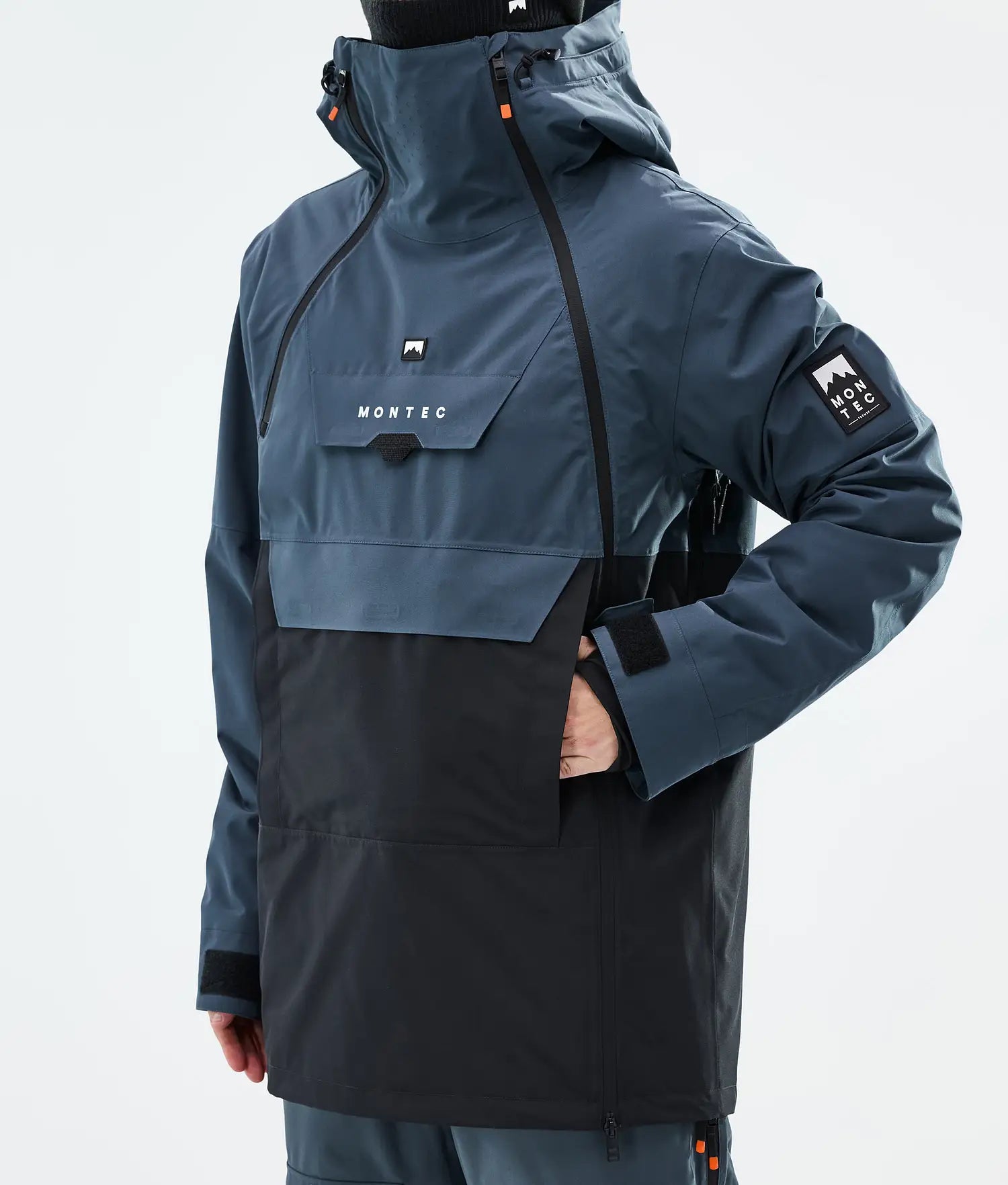 Doom Ski Jacket Men Metal Blue/Black