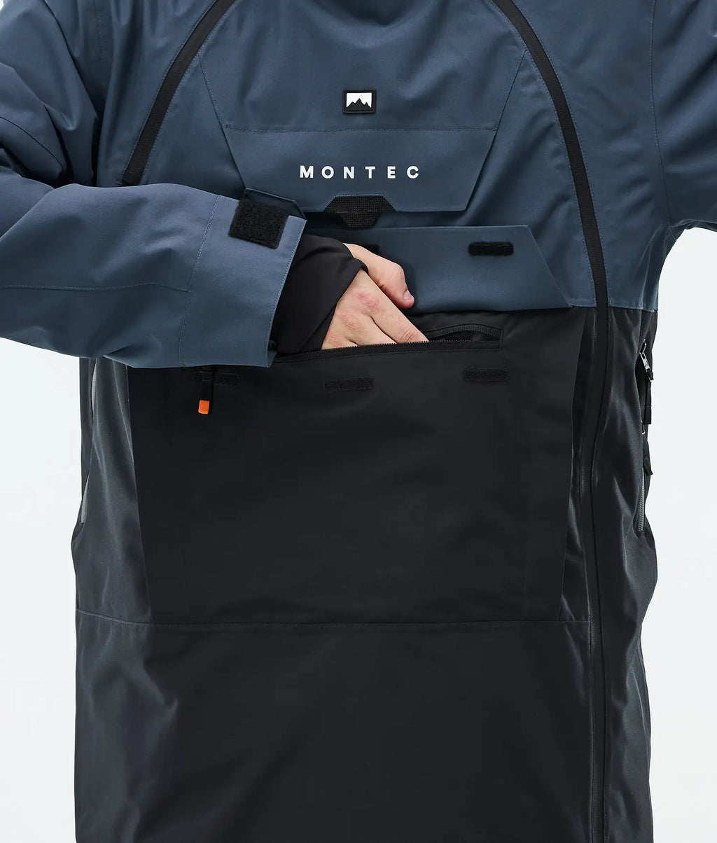 Doom Ski Jacket Men Metal Blue/Black