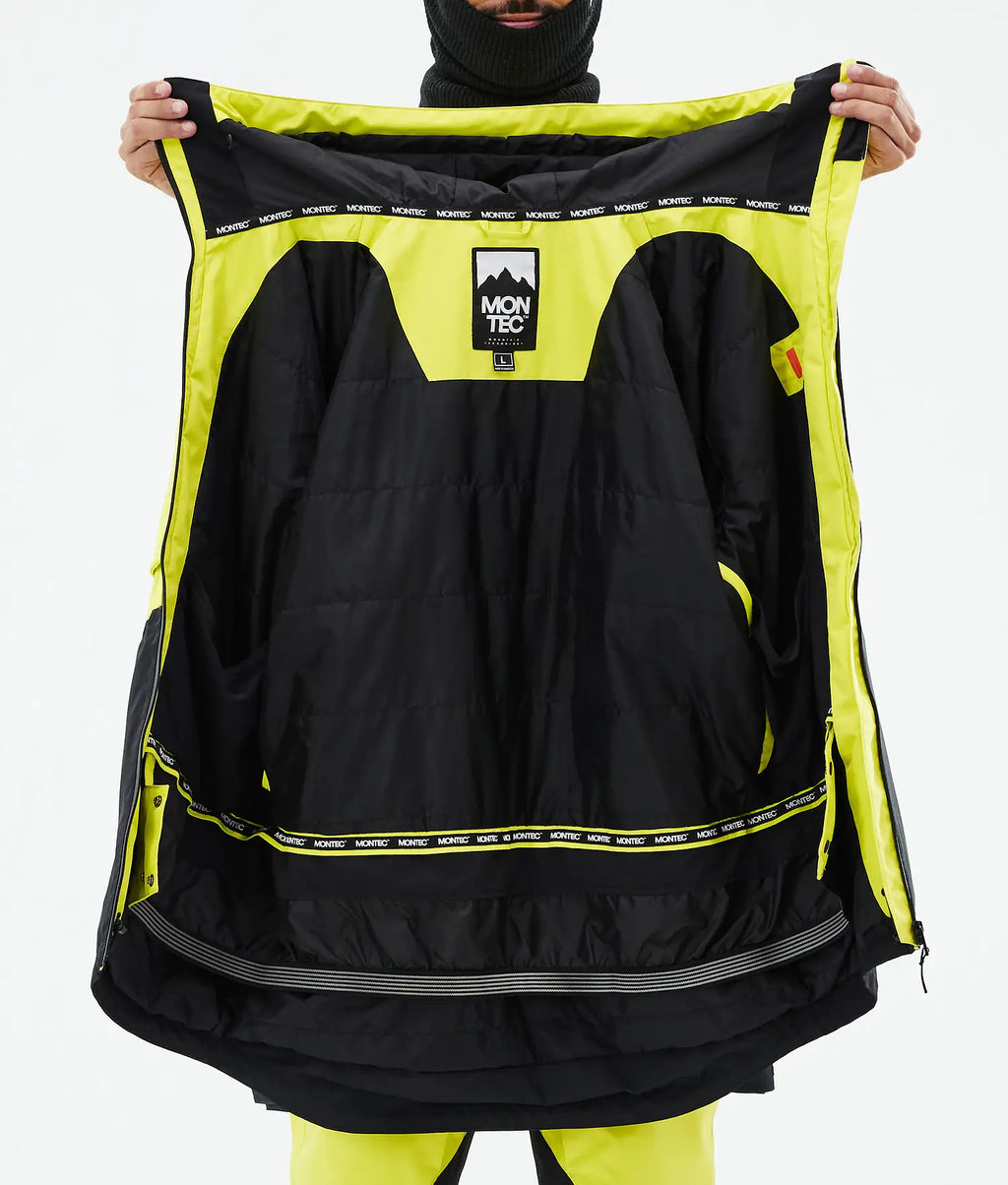 Arch Ski Jacket Men Bright Yellow/Black