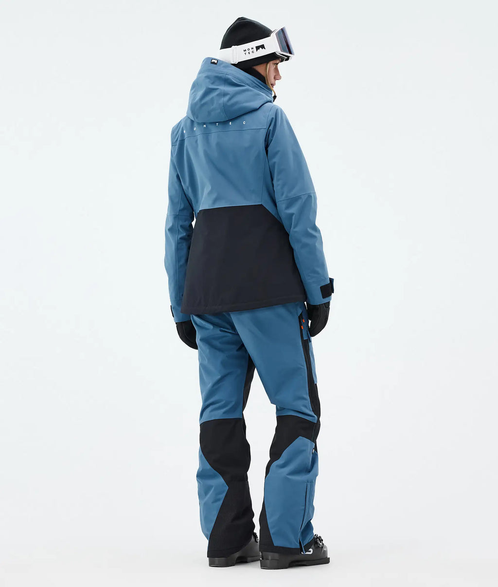 Cloud W Skijacke Damen Blue Steel/Black