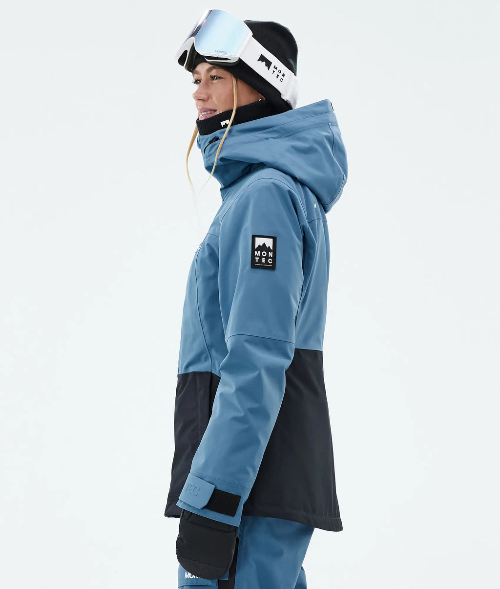 Cloud W Skijacke Damen Blue Steel/Black