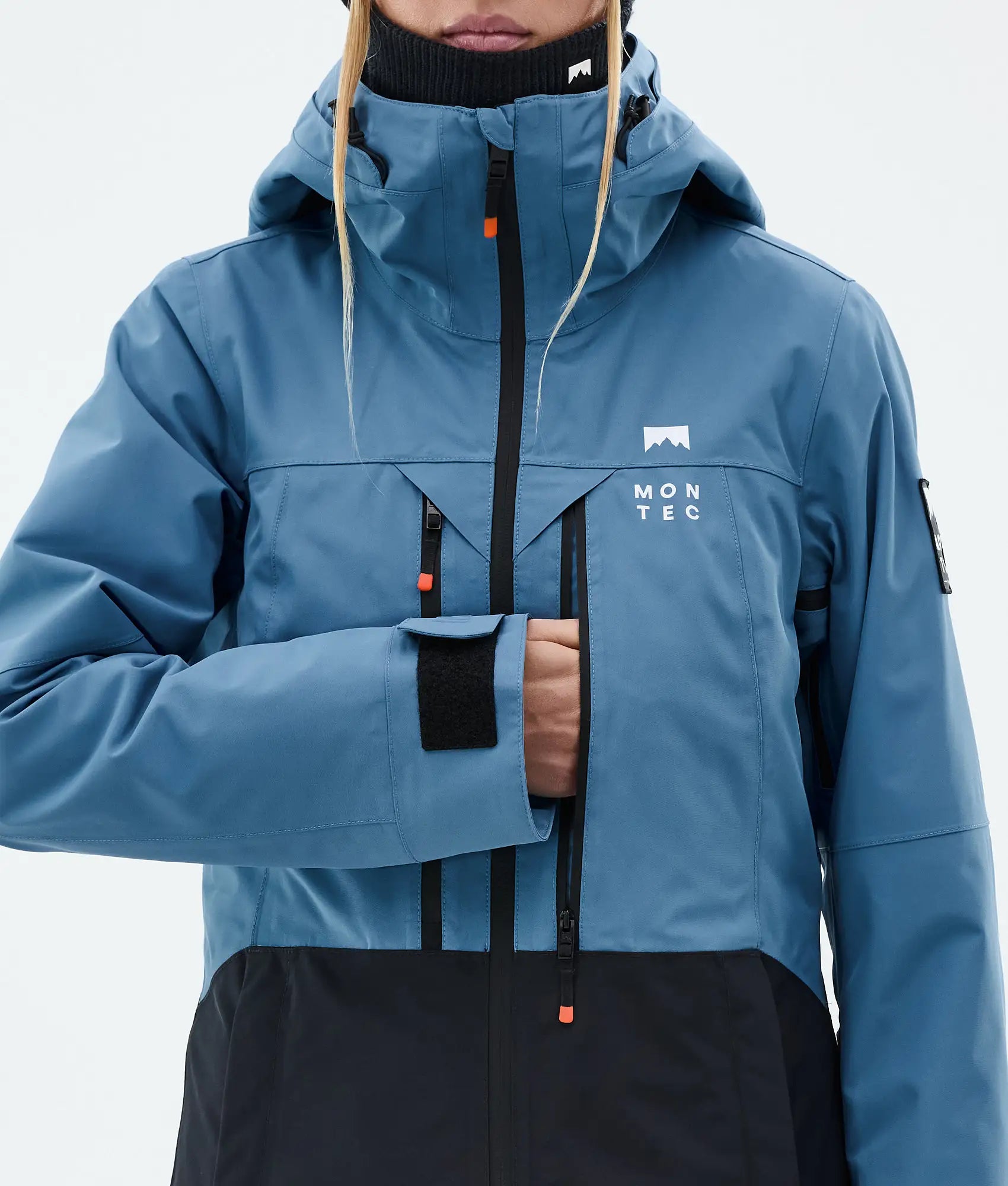 Cloud W Skijacke Damen Blue Steel/Black
