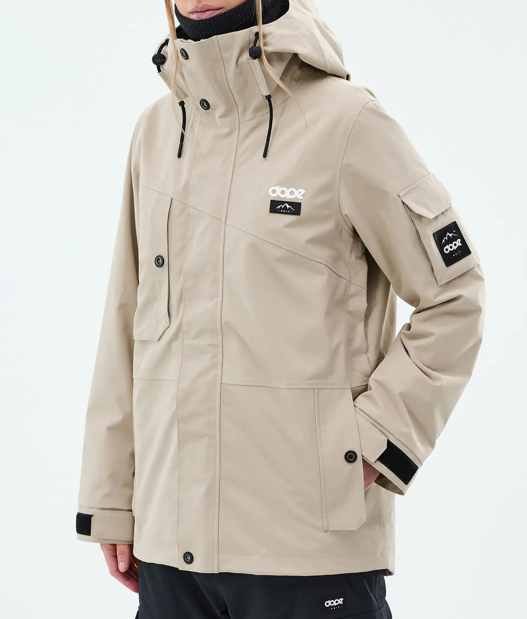 Adept W Snowboard Jacket Women Sand