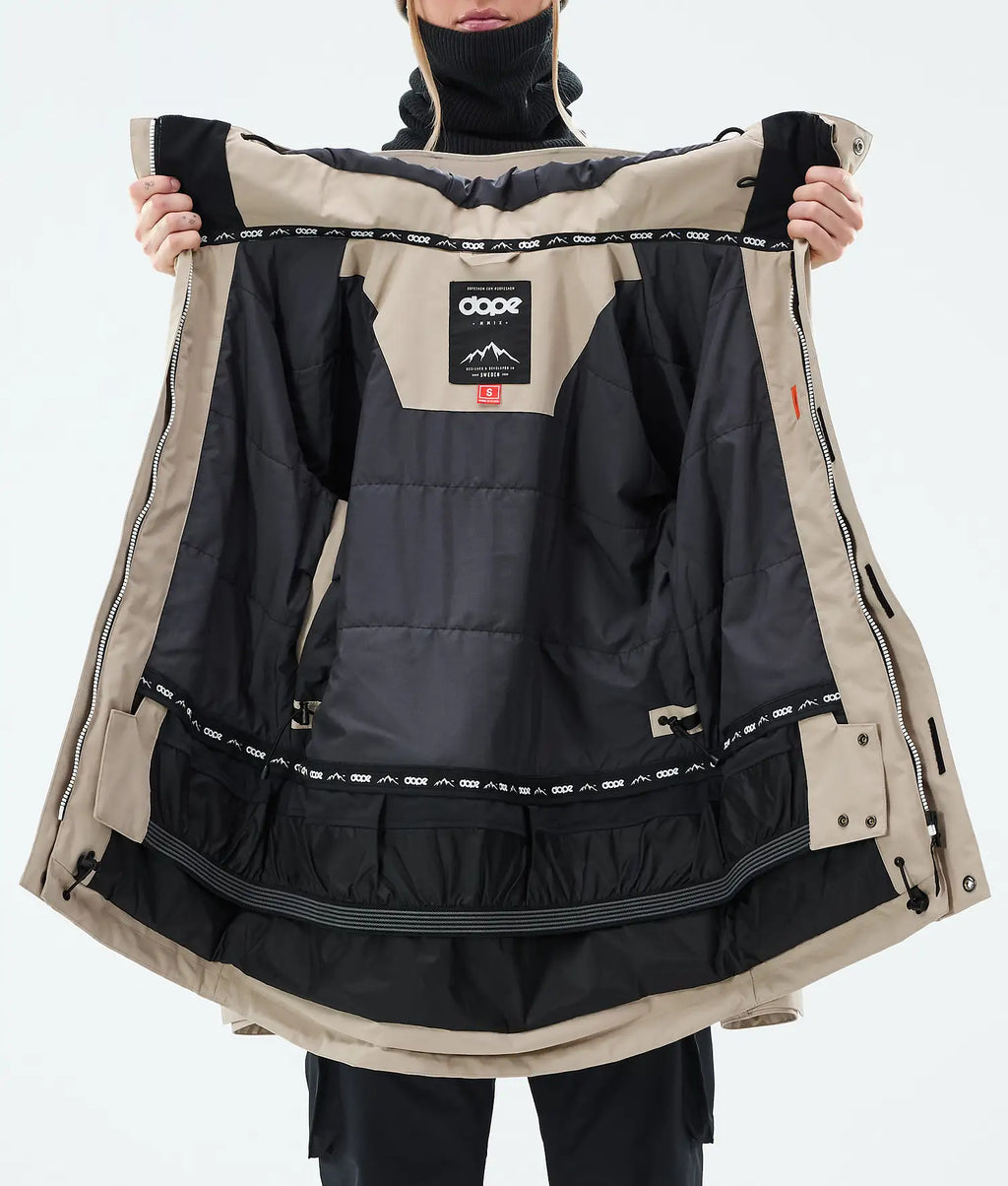 Adept W Snowboard Jacket Women Sand