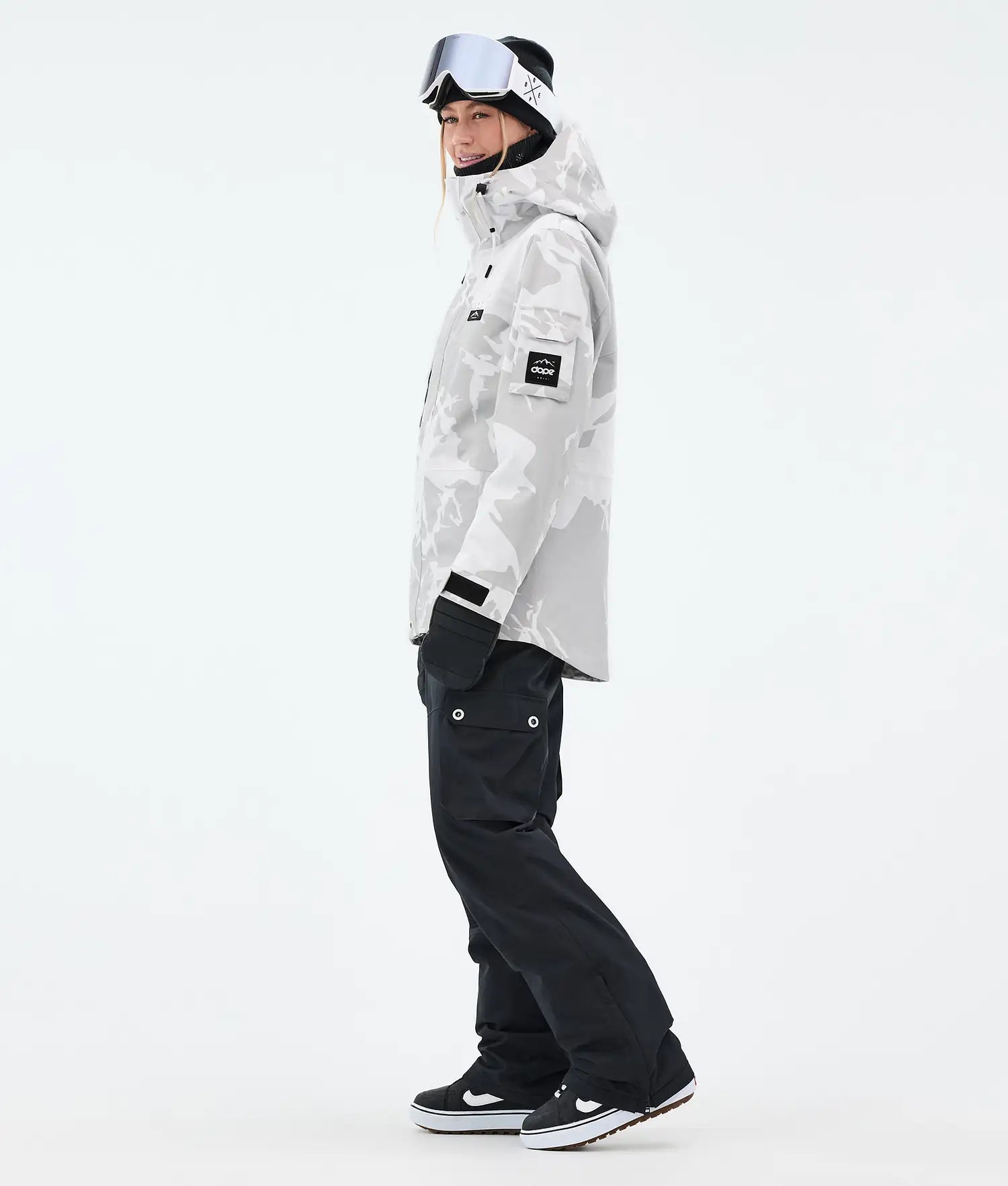 Adept W Snowboard Jacket Women Grey Camo