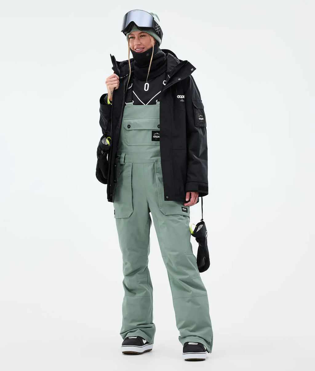 Notorious B.I.B W Snowboard Pants Women Faded Green