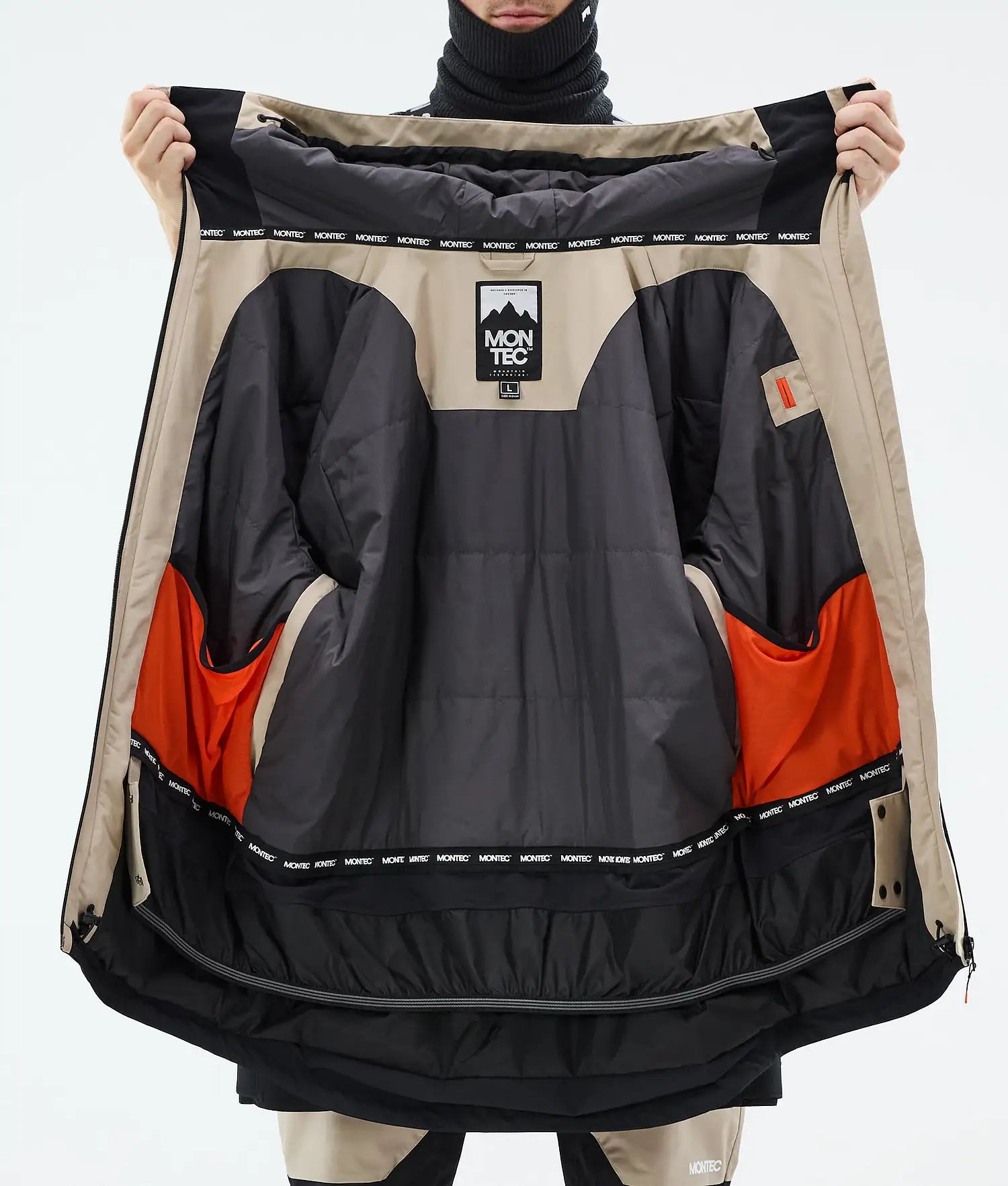 Arch Ski Jacket Men Sand/Black