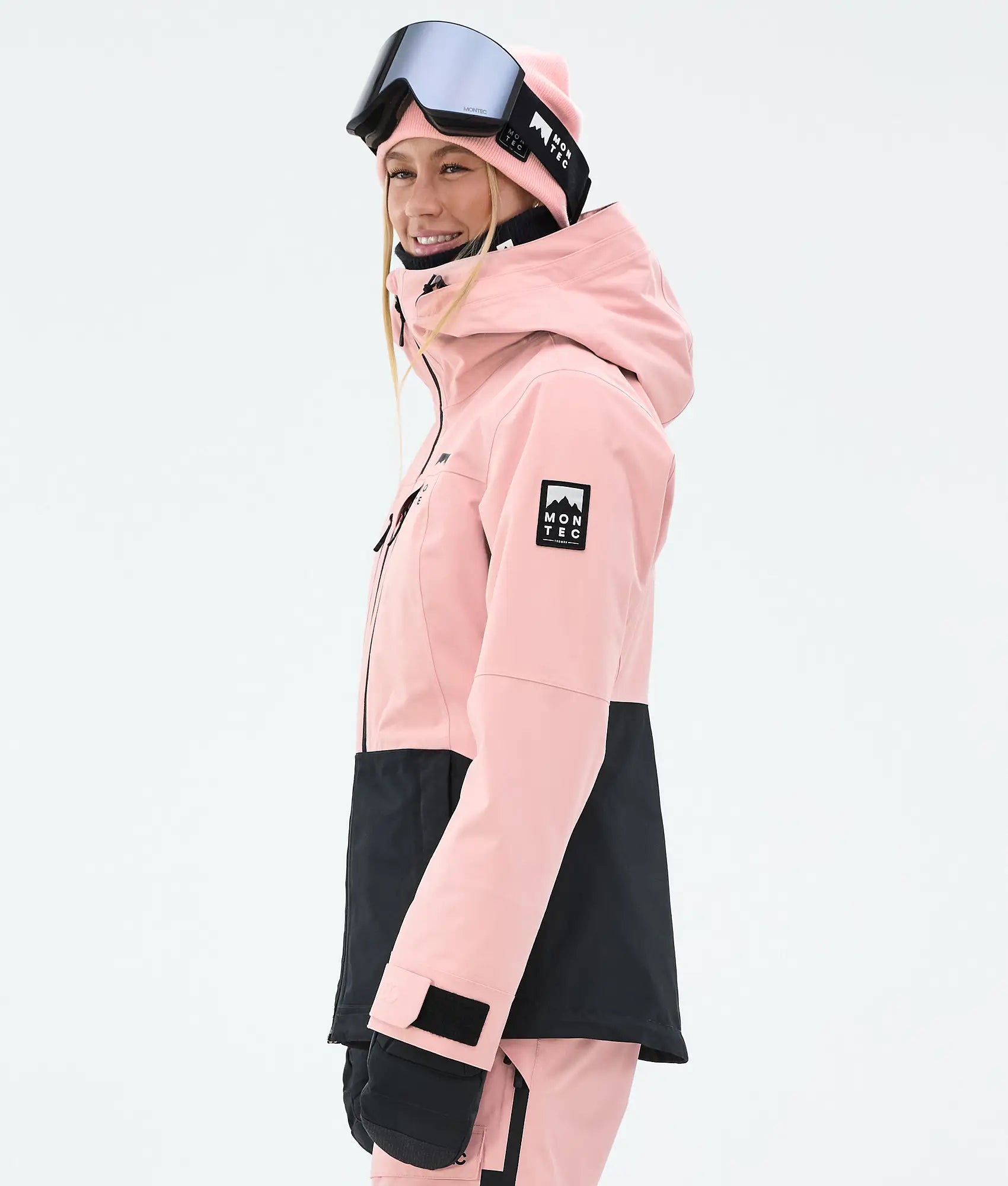 Cloud W Skijacke Damen Soft Pink/Black