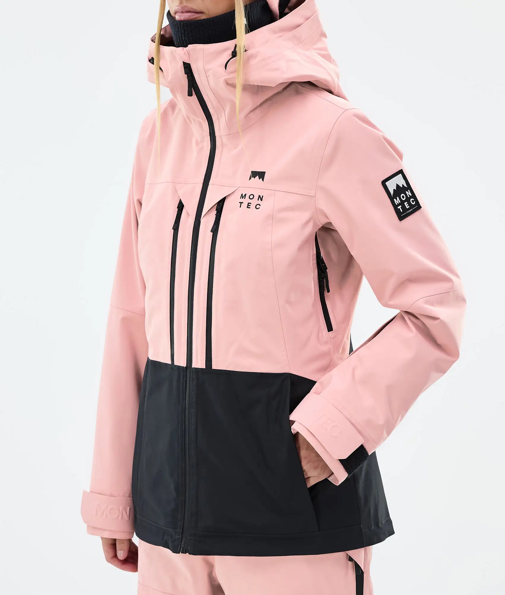 Cloud W Skijacke Damen Soft Pink/Black