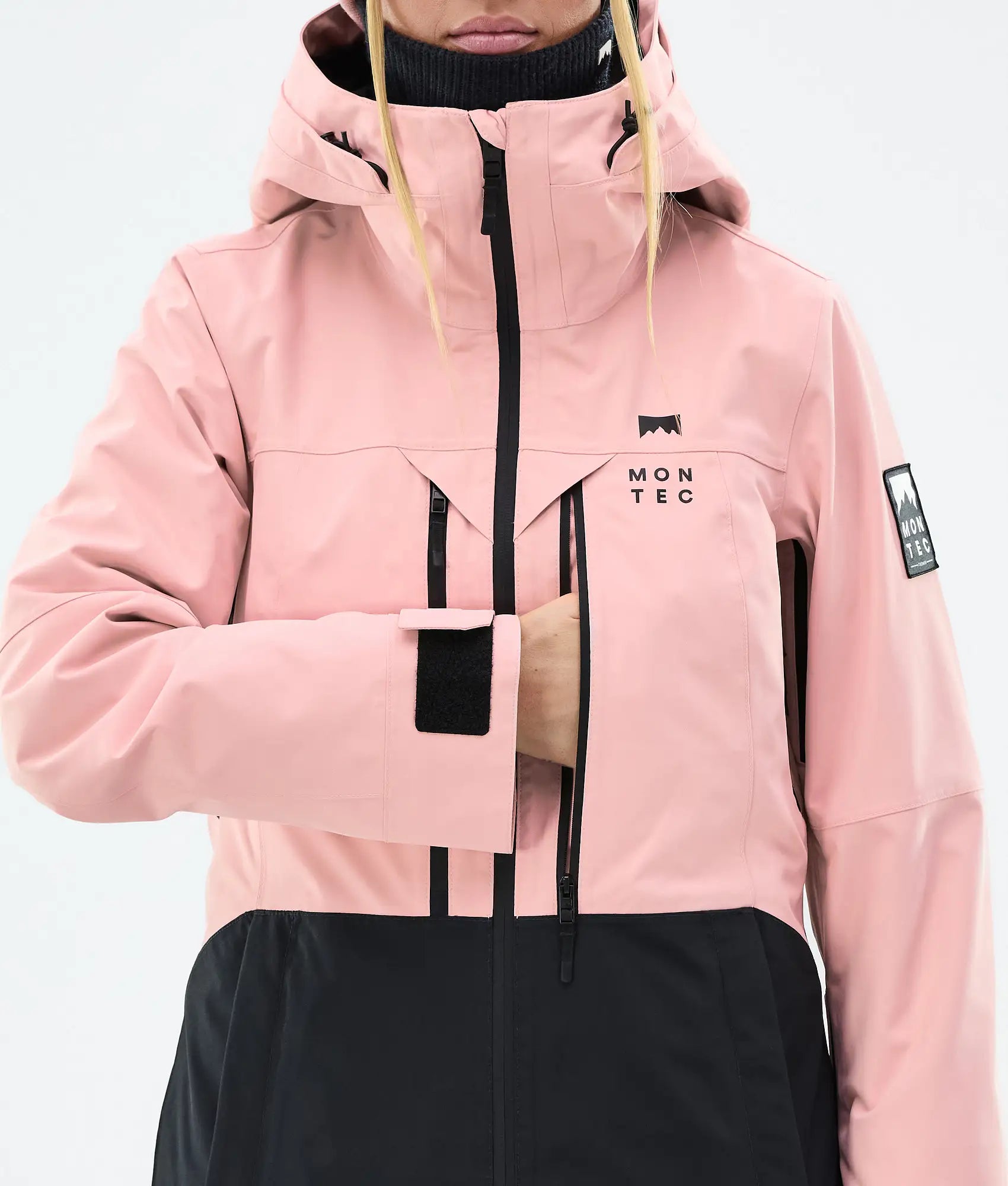 Cloud W Skijacke Damen Soft Pink/Black