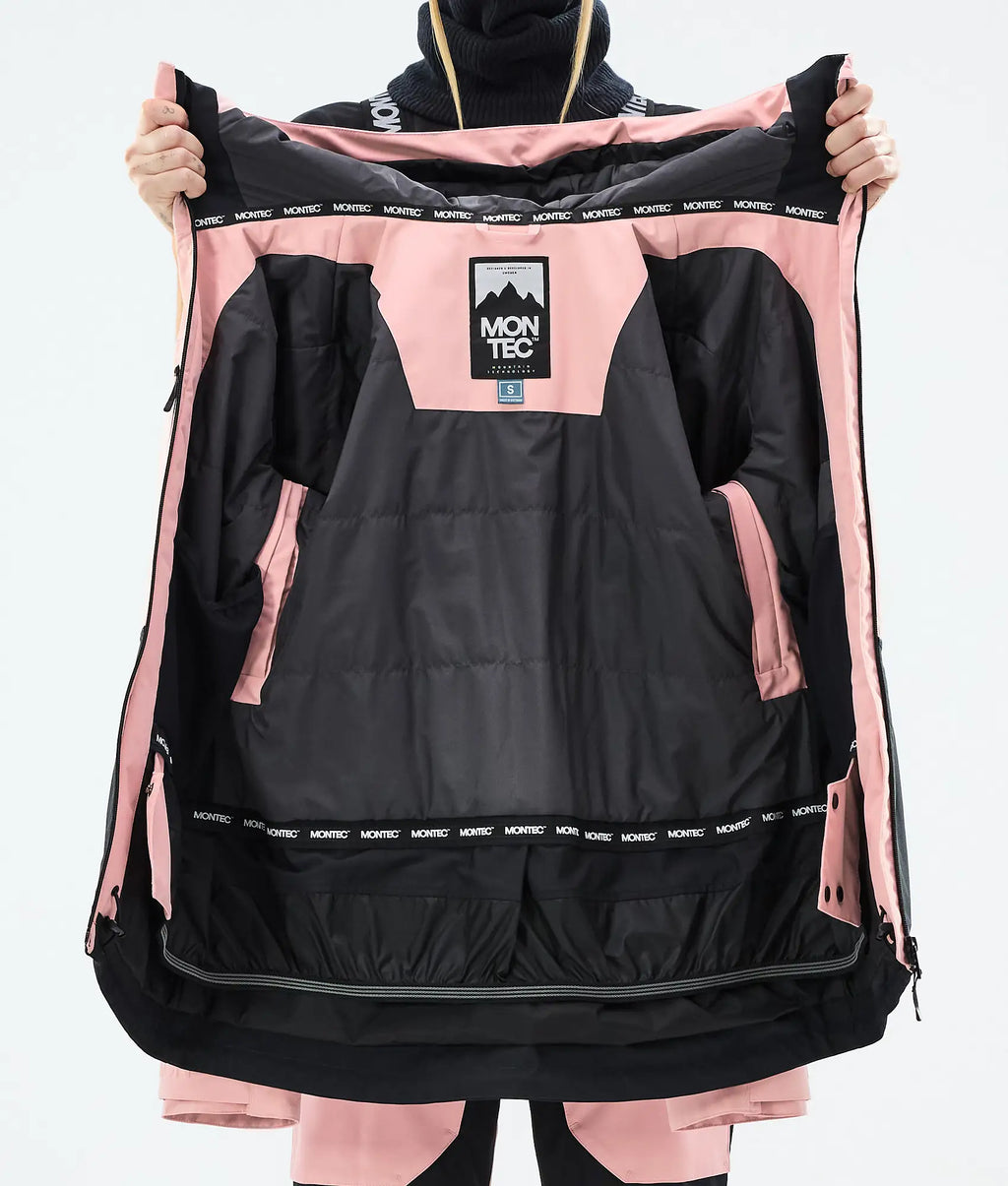 Cloud W Skijacke Damen Soft Pink/Black