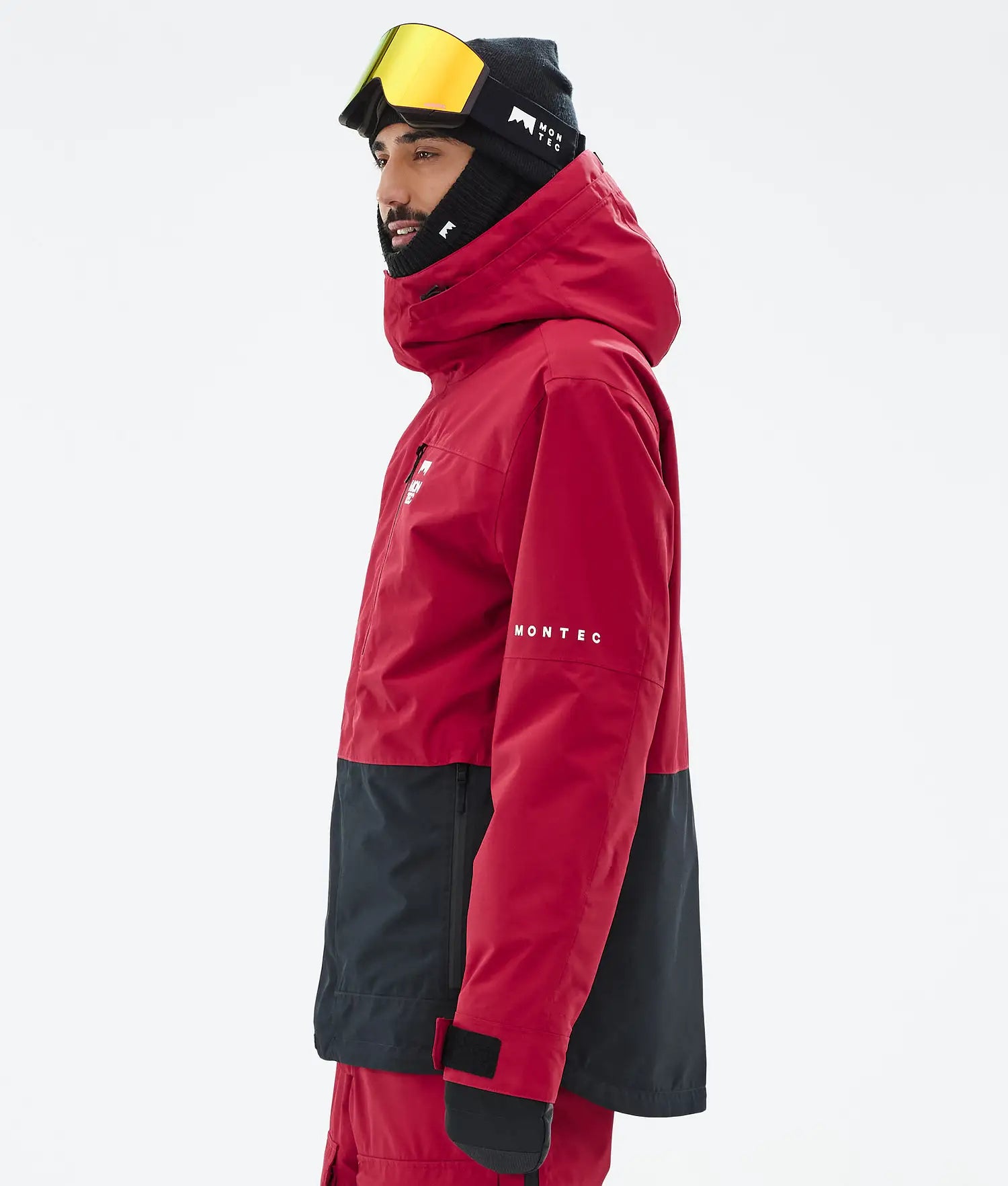 Fawk Ski Jacket Men Deep Red/Black
