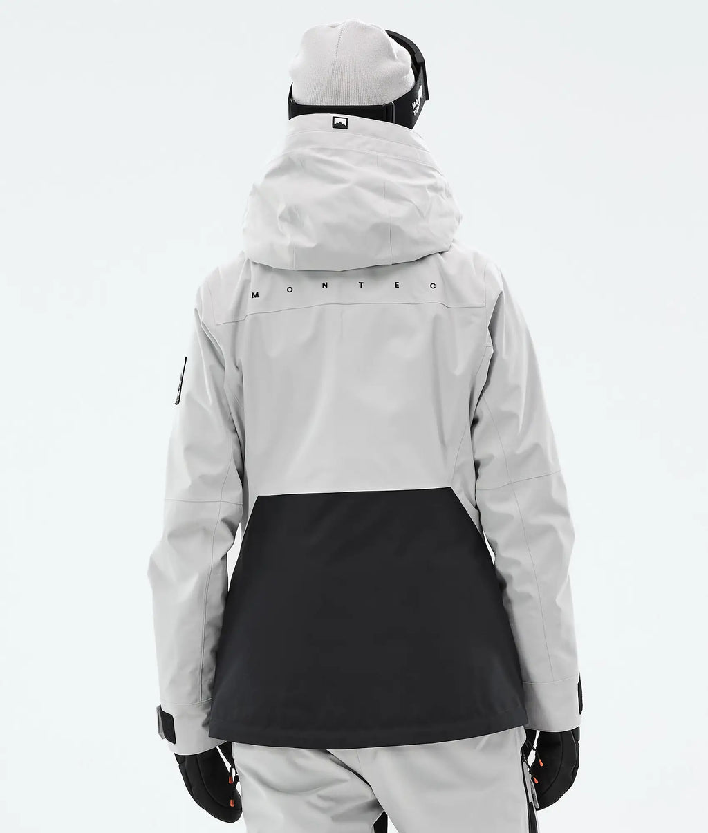 Cloud W Skijacke Damen Light Grey/Black