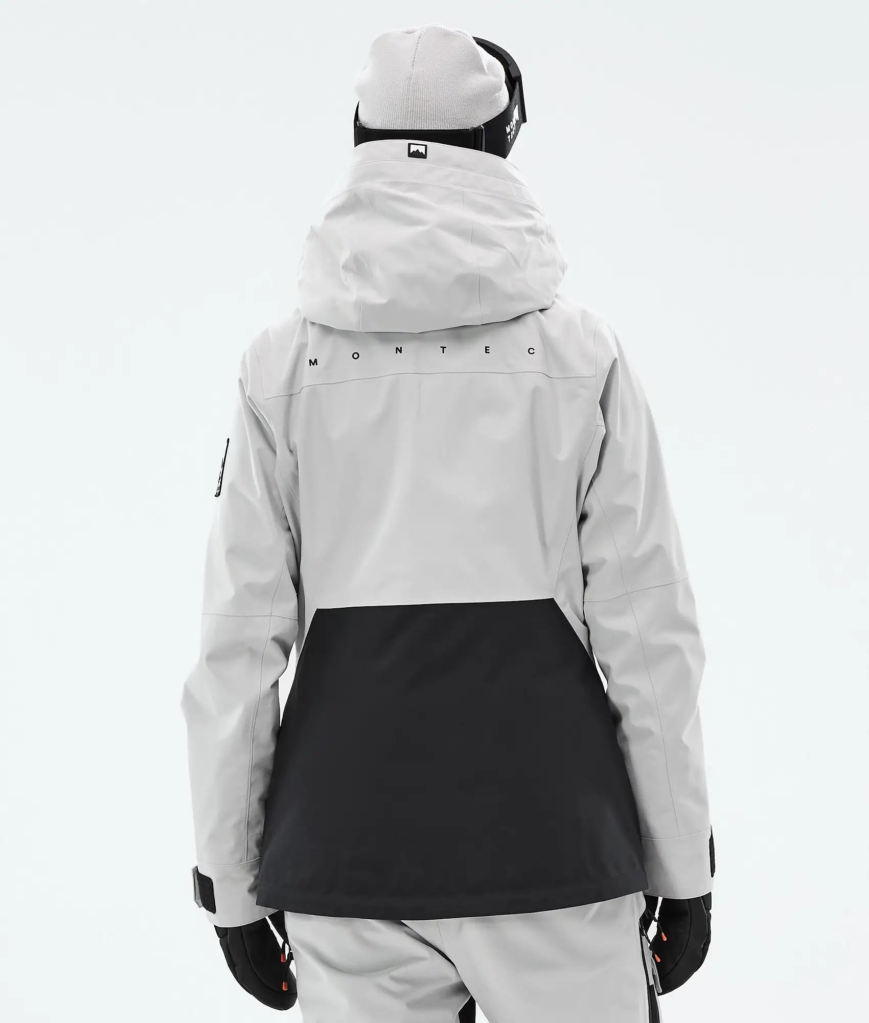 Cloud W Skijacke Damen Light Grey/Black