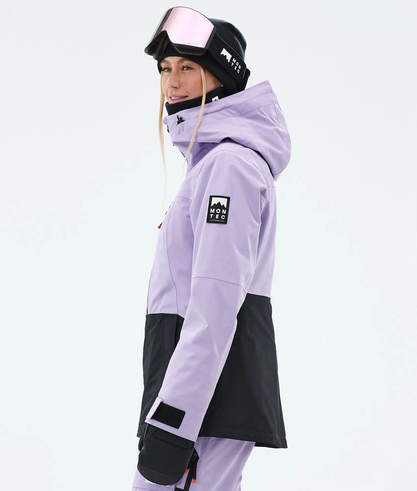 Cloud W Skijacke Damen Faded Violet/Black
