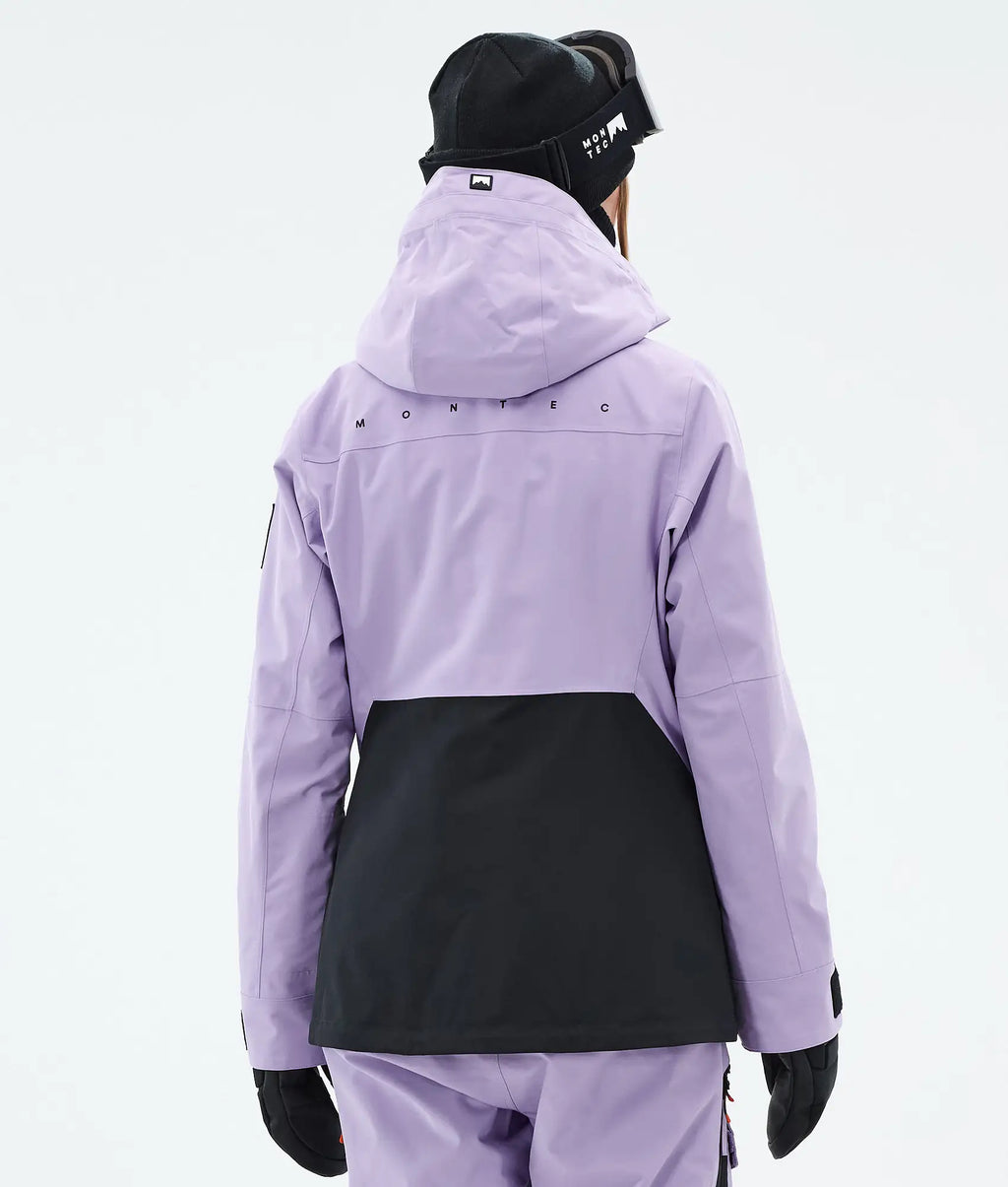 Cloud W Skijacke Damen Faded Violet/Black