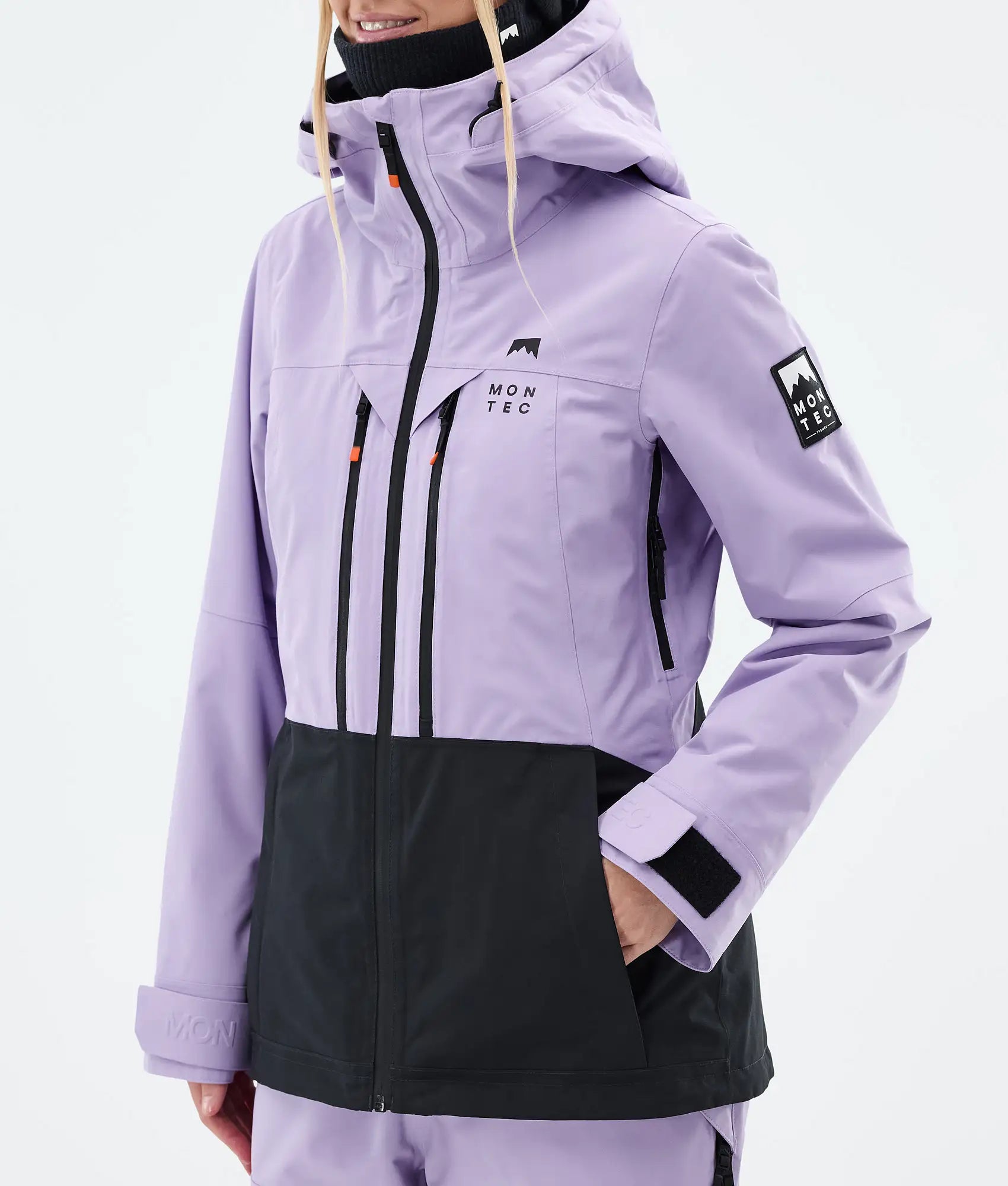 Cloud W Skijacke Damen Faded Violet/Black