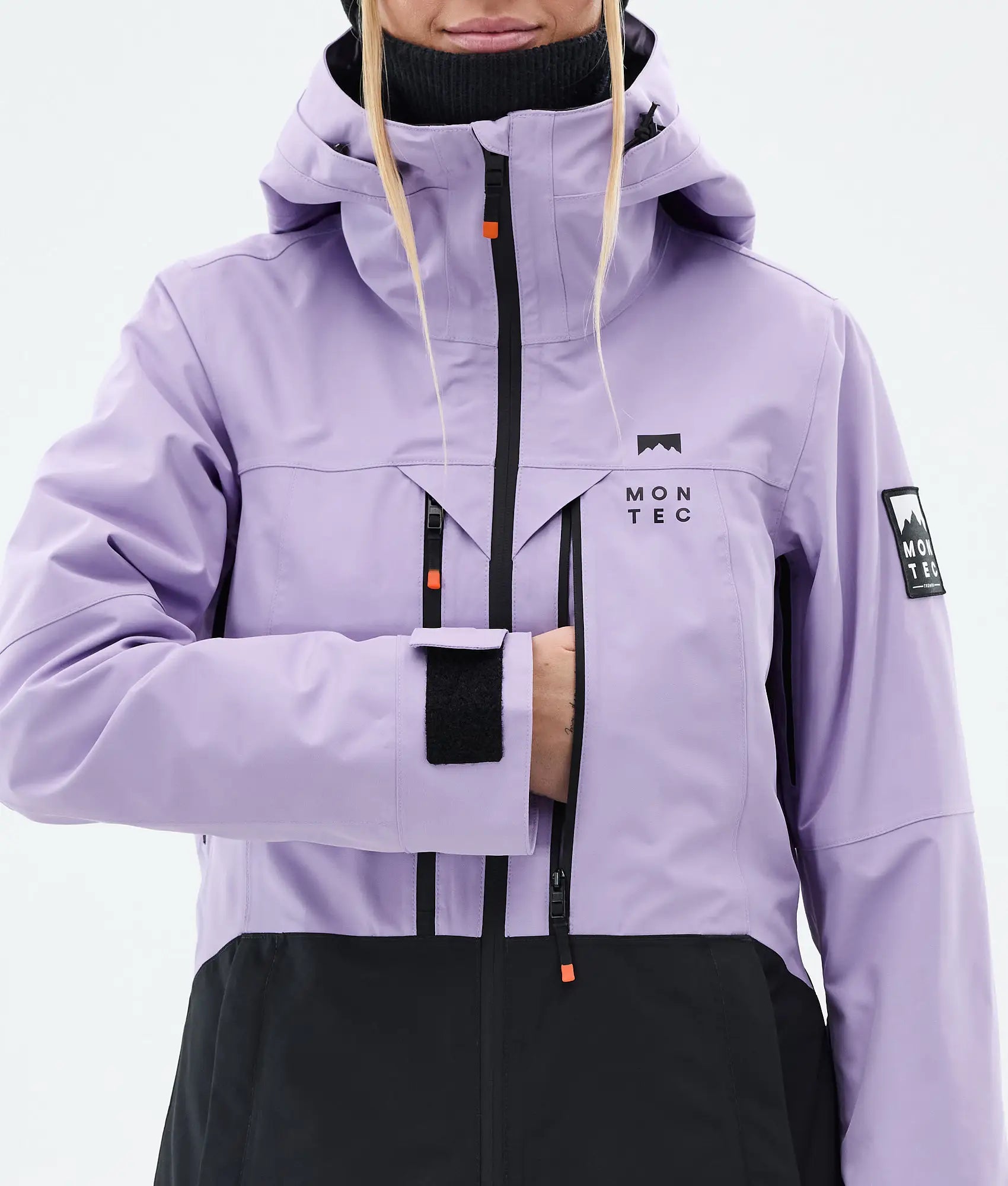 Cloud W Skijacke Damen Faded Violet/Black