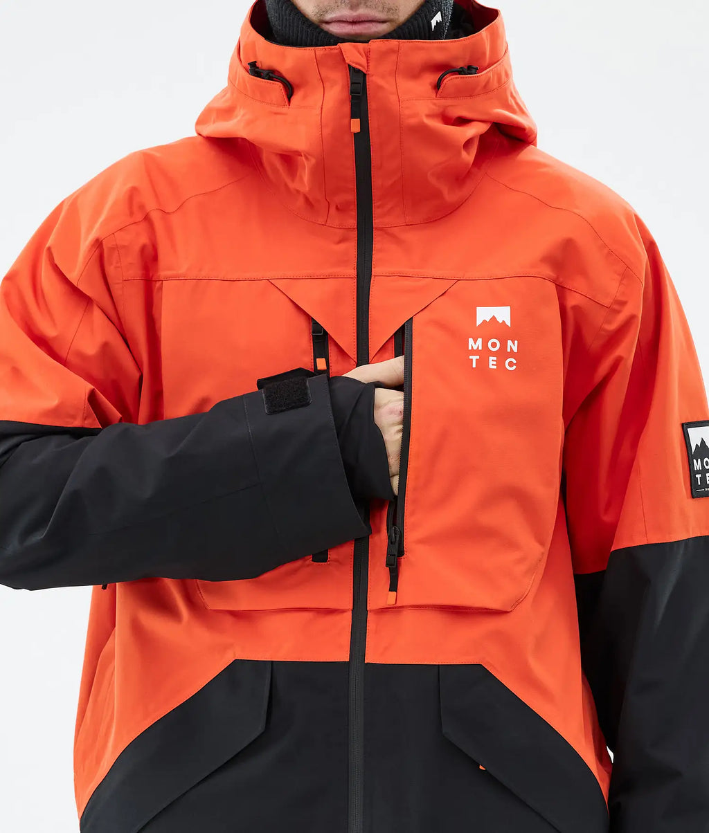 Arch Ski Jacket Men Orange/Black