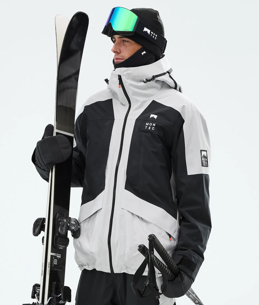 Sirius Skijacke Herren Light Grey/Black