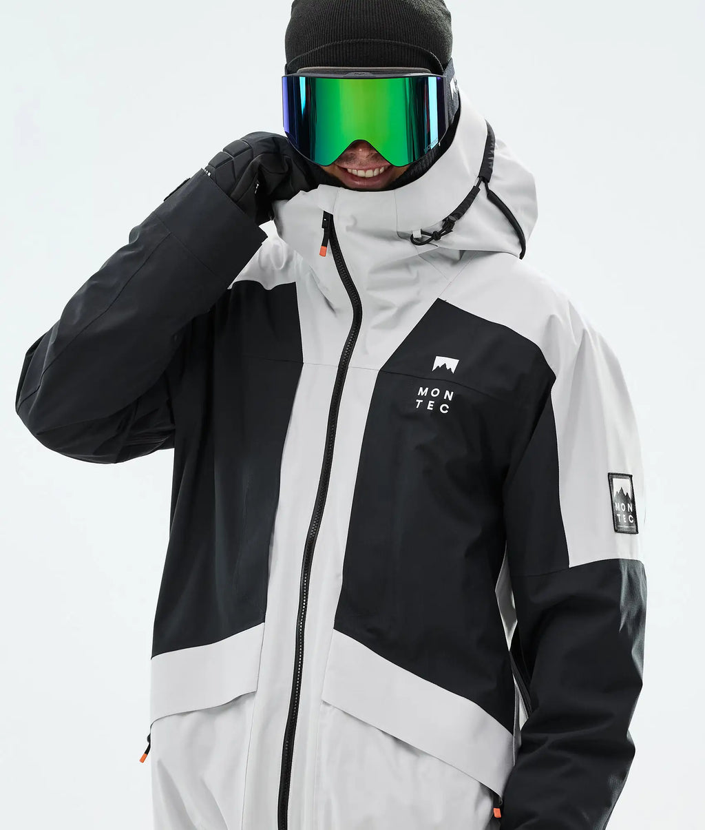 Sirius Skijacke Herren Light Grey/Black