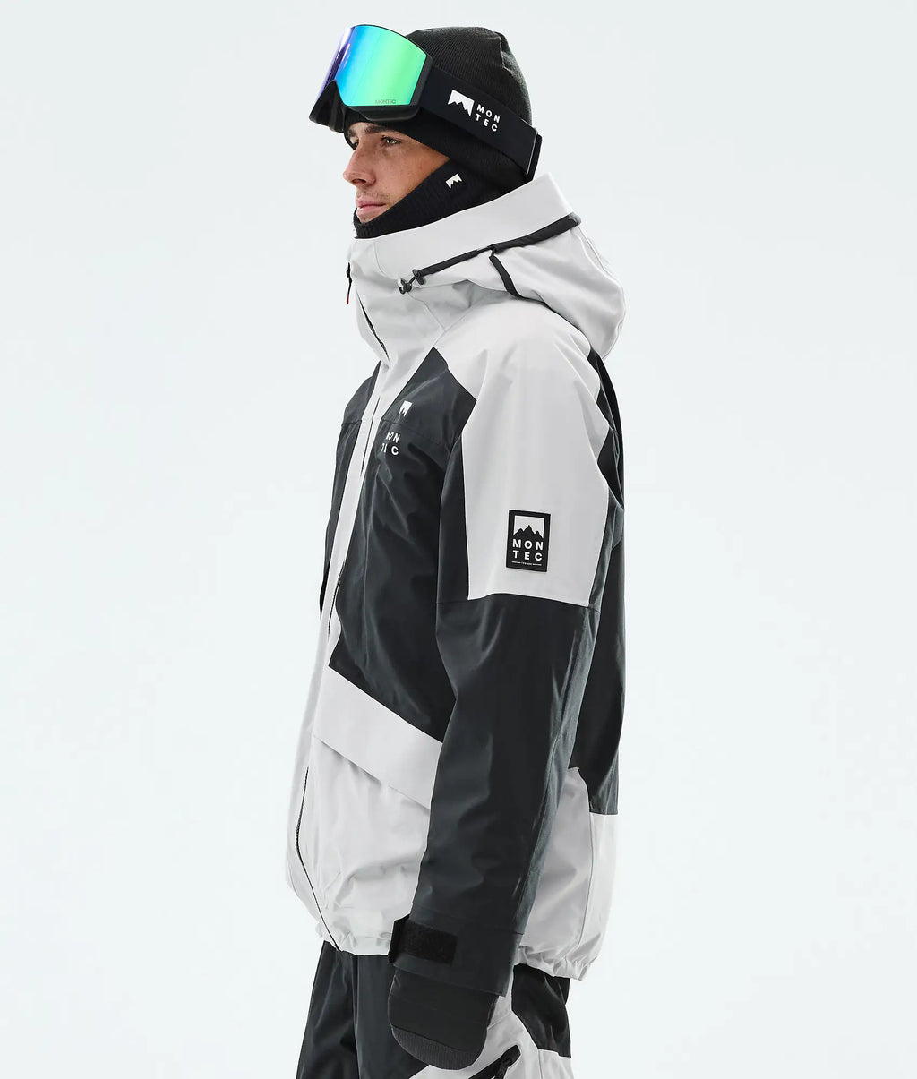 Sirius Skijacke Herren Light Grey/Black