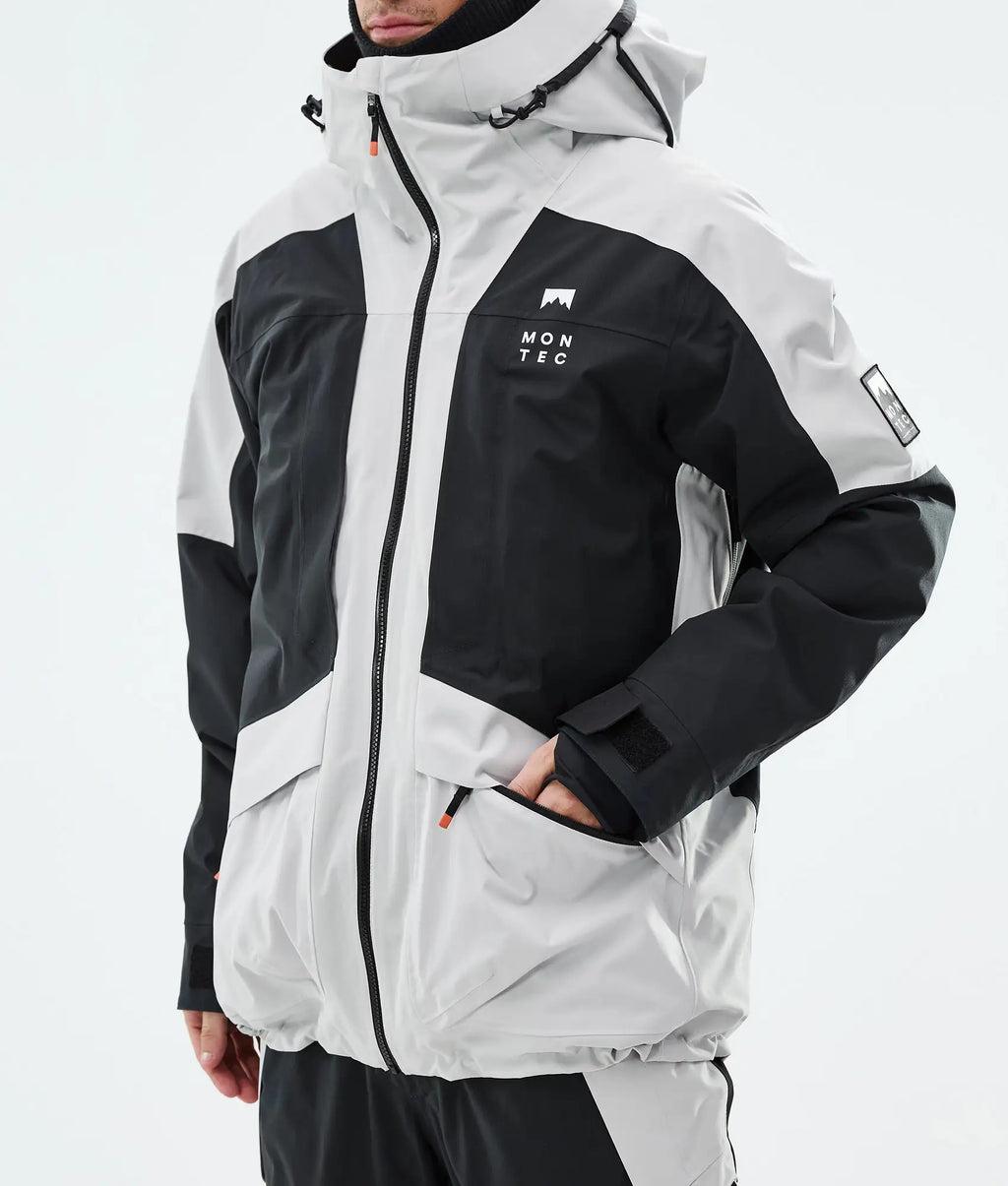 Sirius Skijacke Herren Light Grey/Black