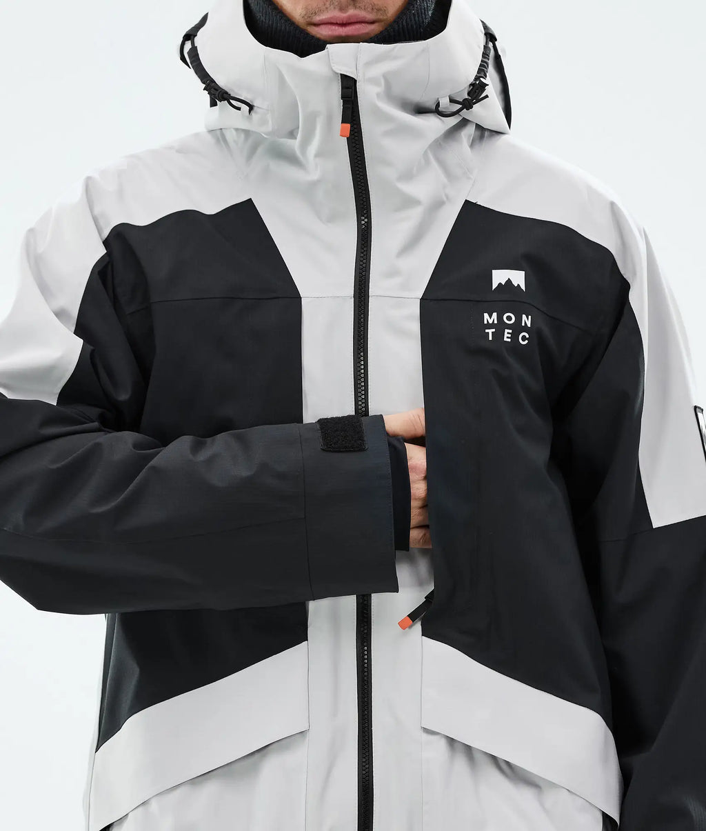 Sirius Skijacke Herren Light Grey/Black