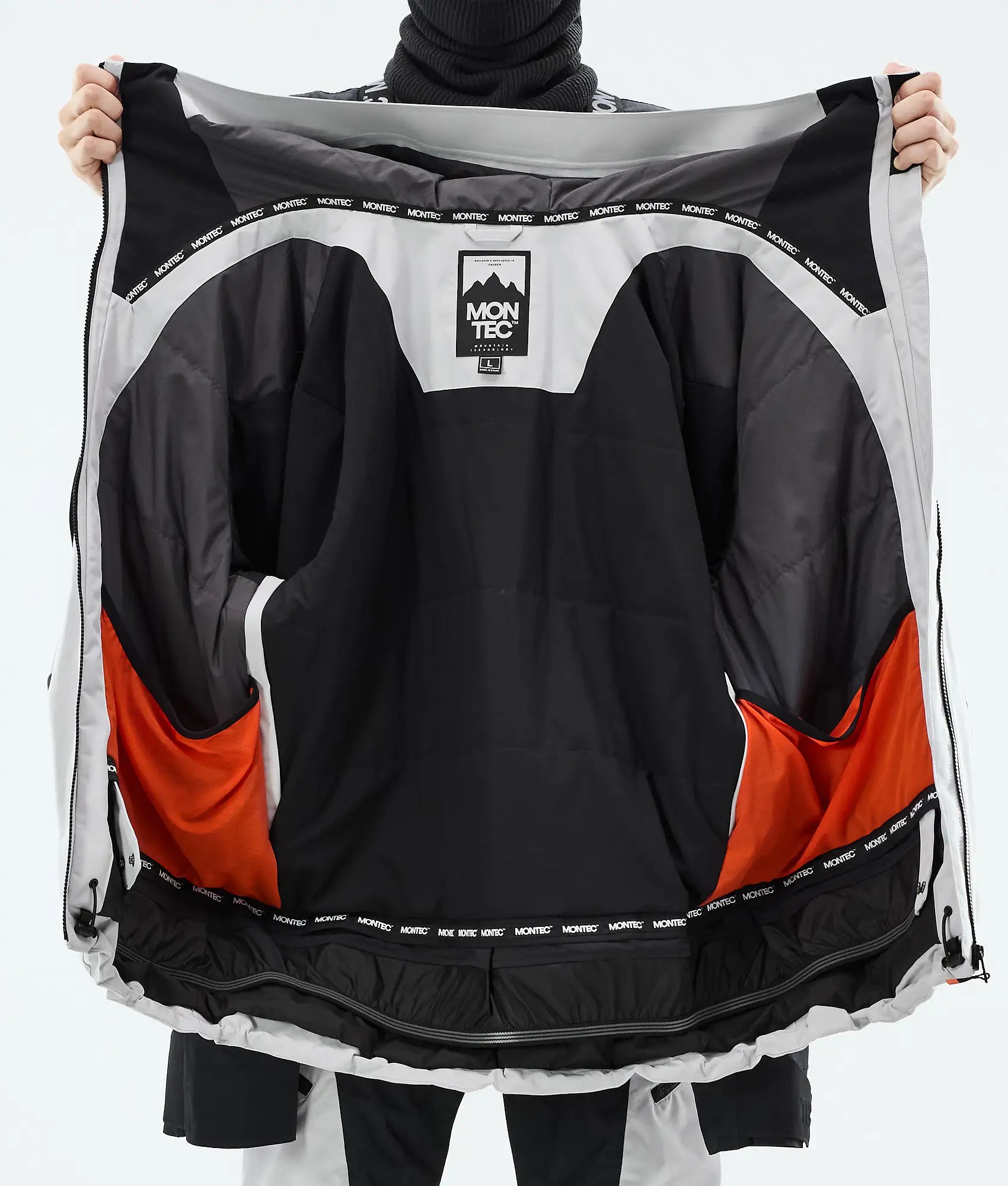 Sirius Skijacke Herren Light Grey/Black