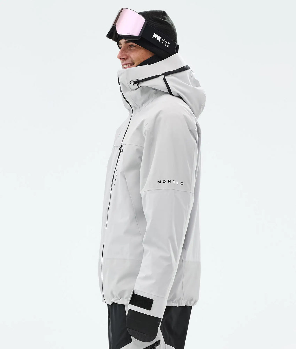 Truston Skijacke Herren Light Grey