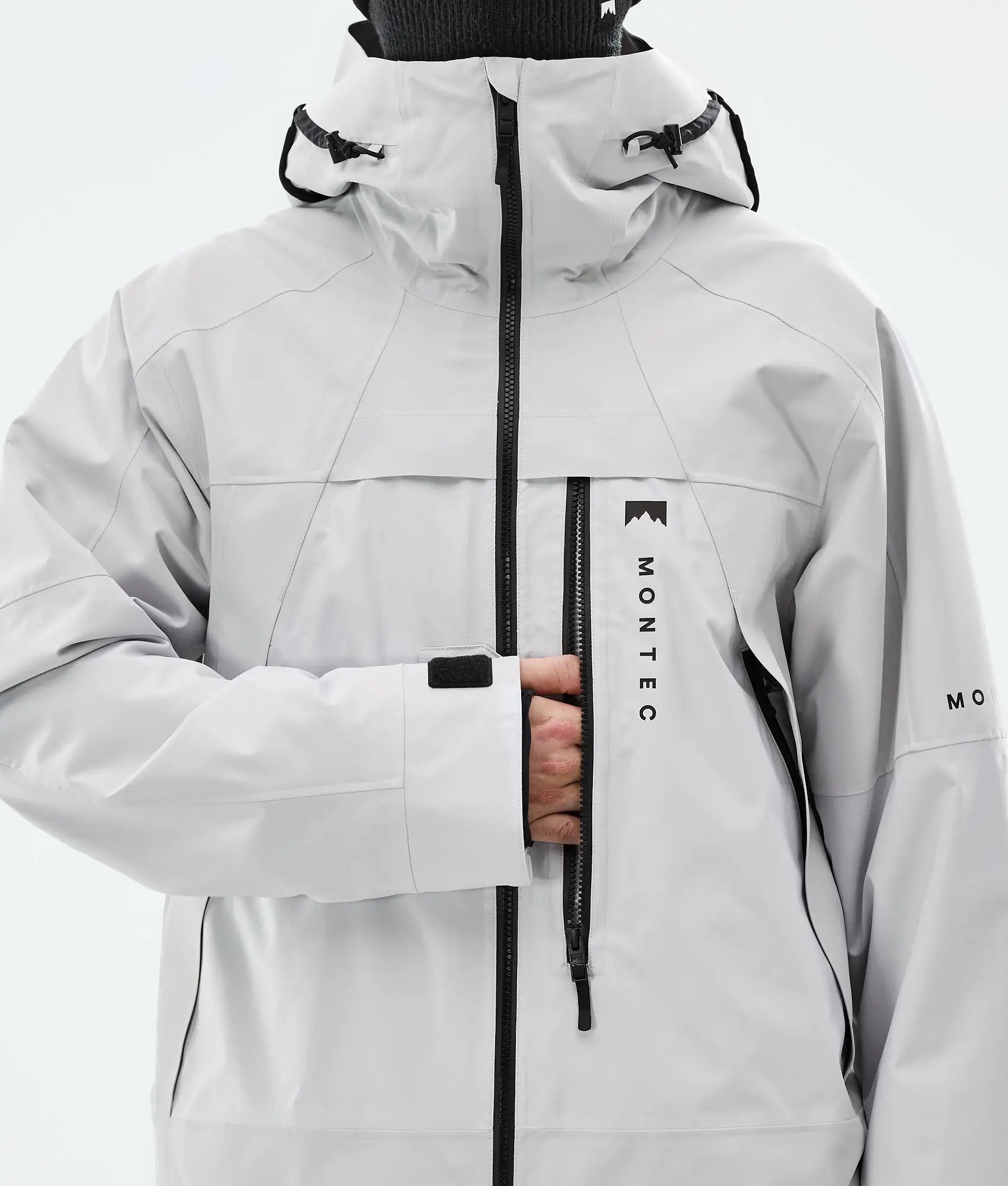 Truston Skijacke Herren Light Grey