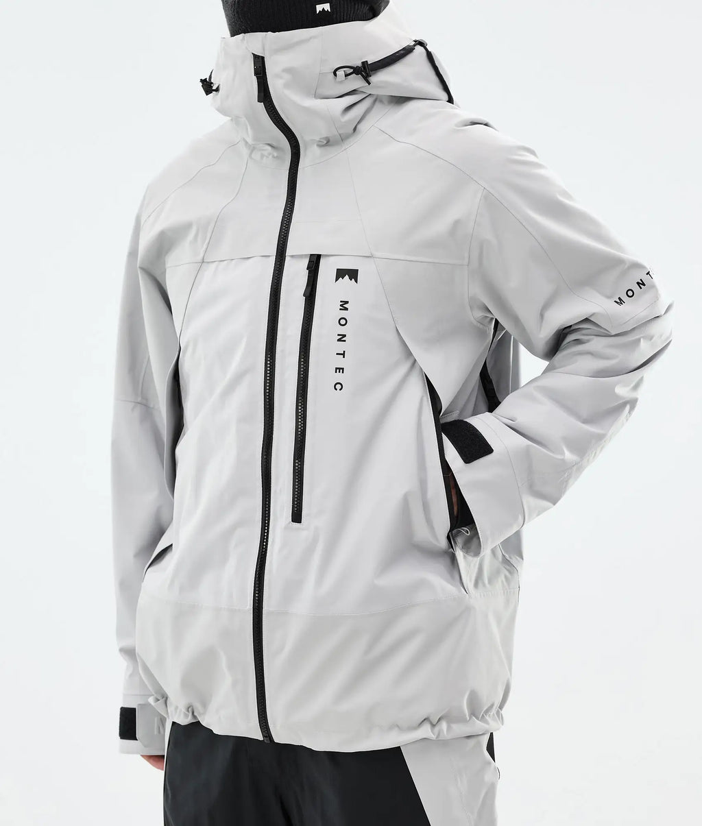Truston Skijacke Herren Light Grey