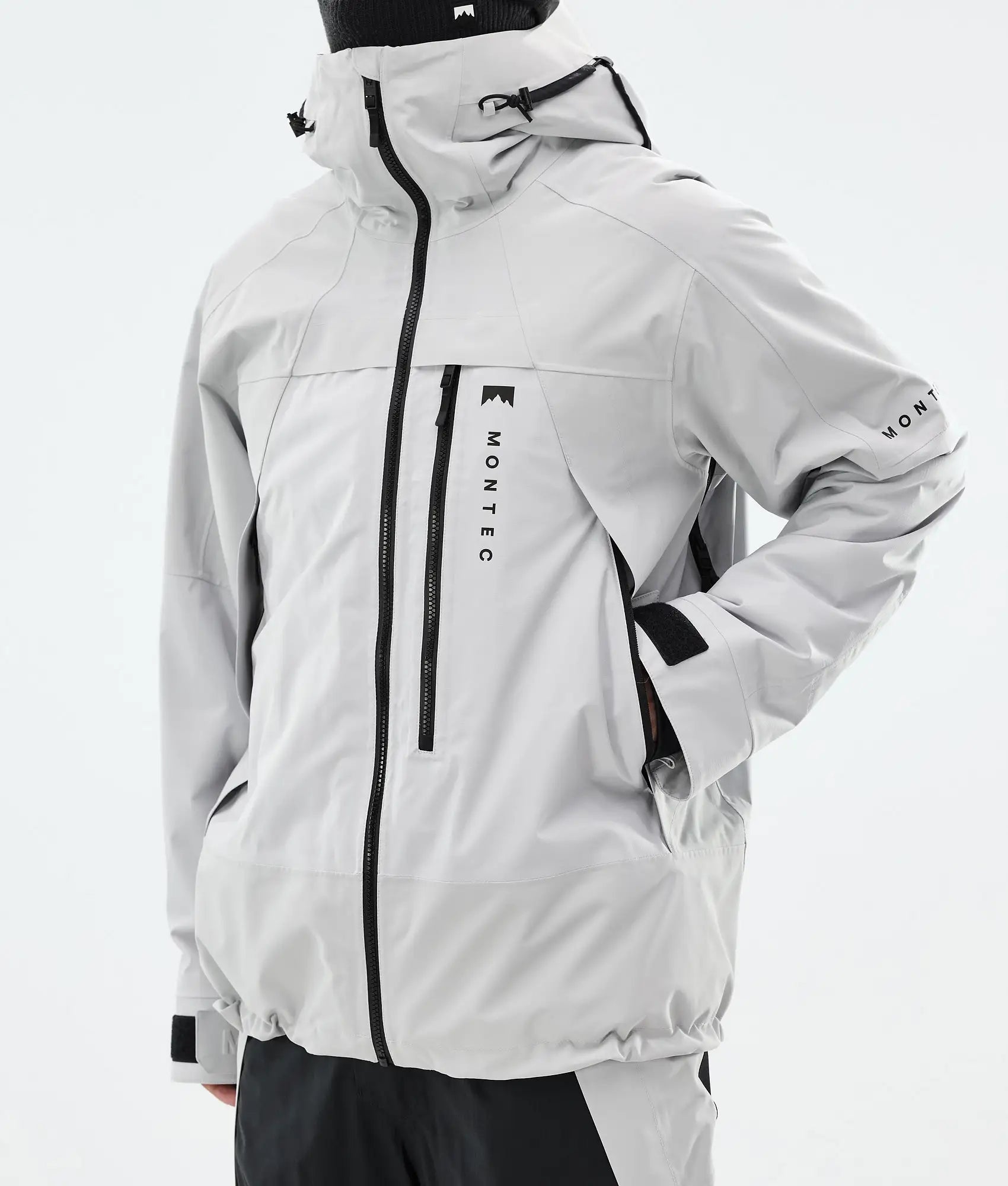 Truston Skijacke Herren Light Grey
