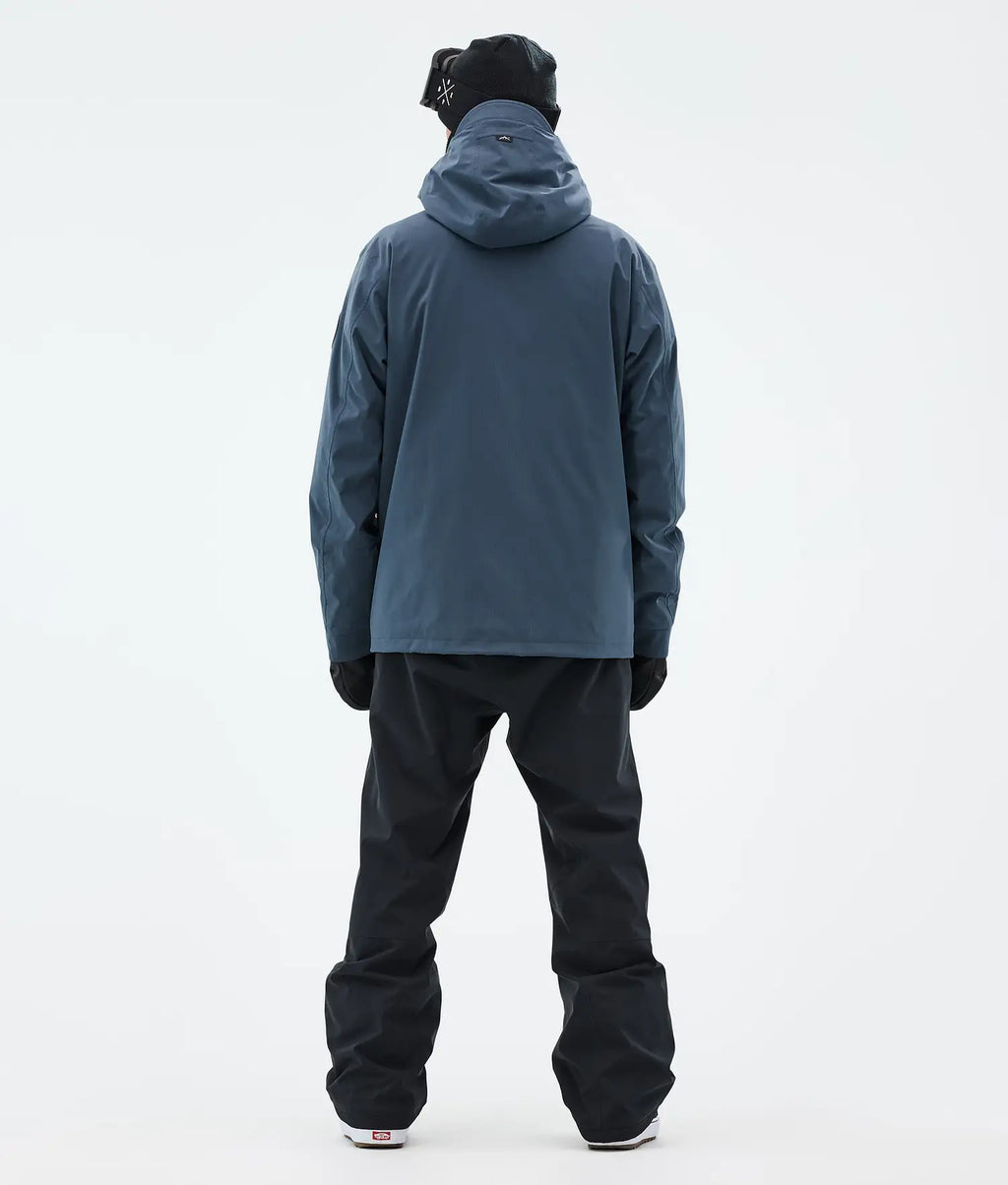 Blizzard Full Zip Snowboard Jacket Men Metal Blue