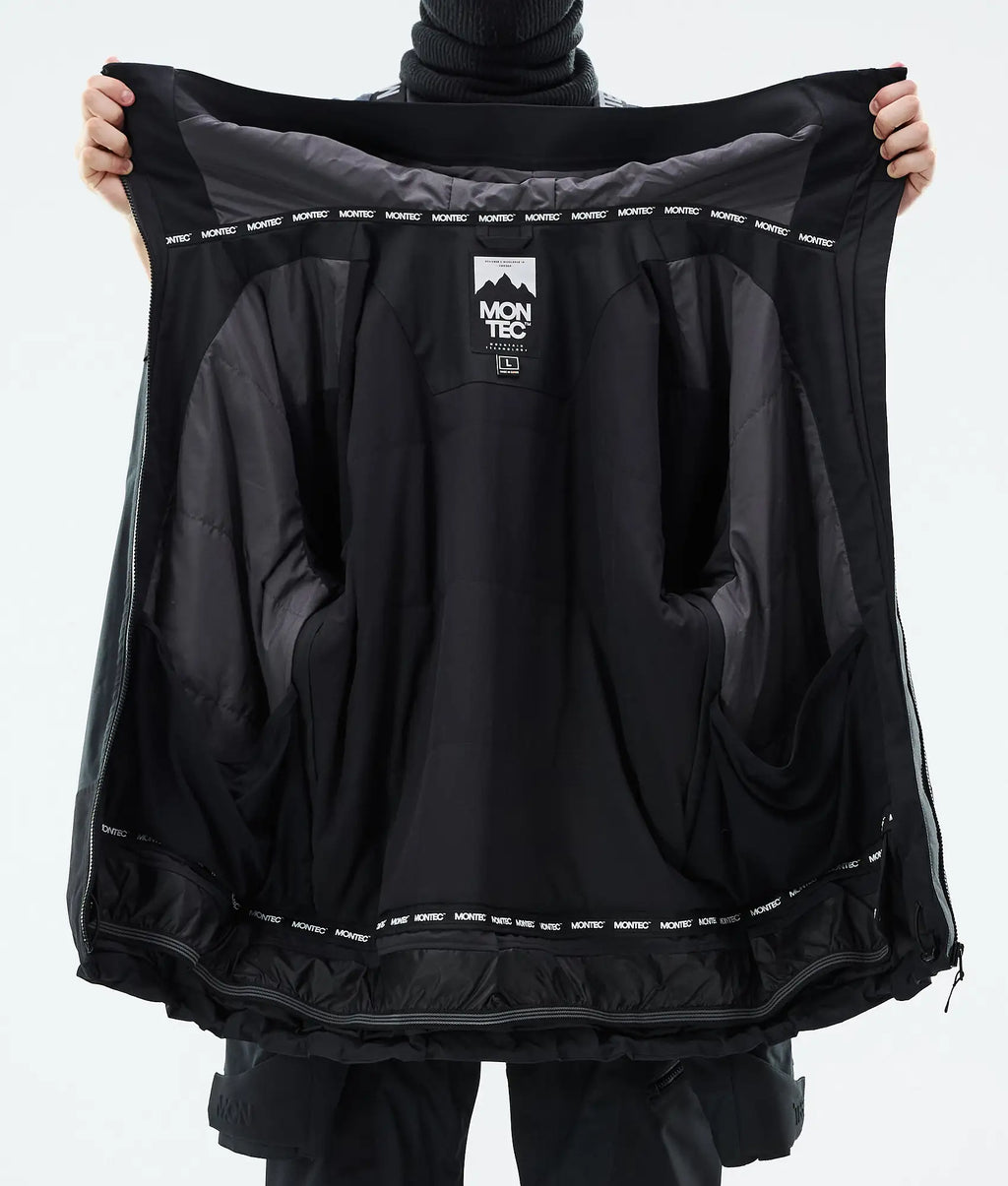 Truston Skijacke Herren Black