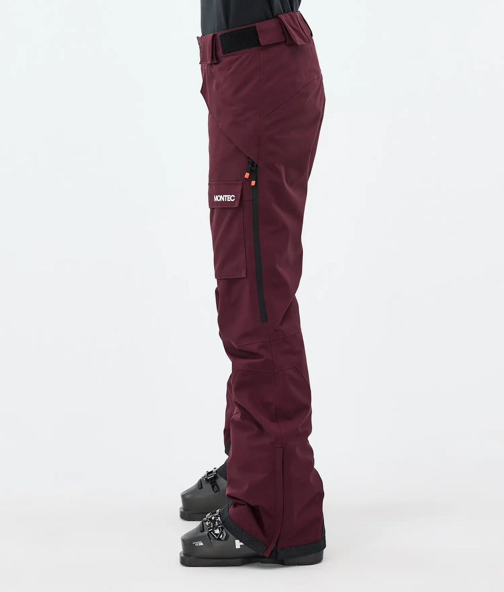 Kirin W Ski Pants Women Burgundy