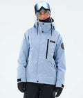 Stardust W Full-Zip - Snowboardjacke Damen Moss Light Blue