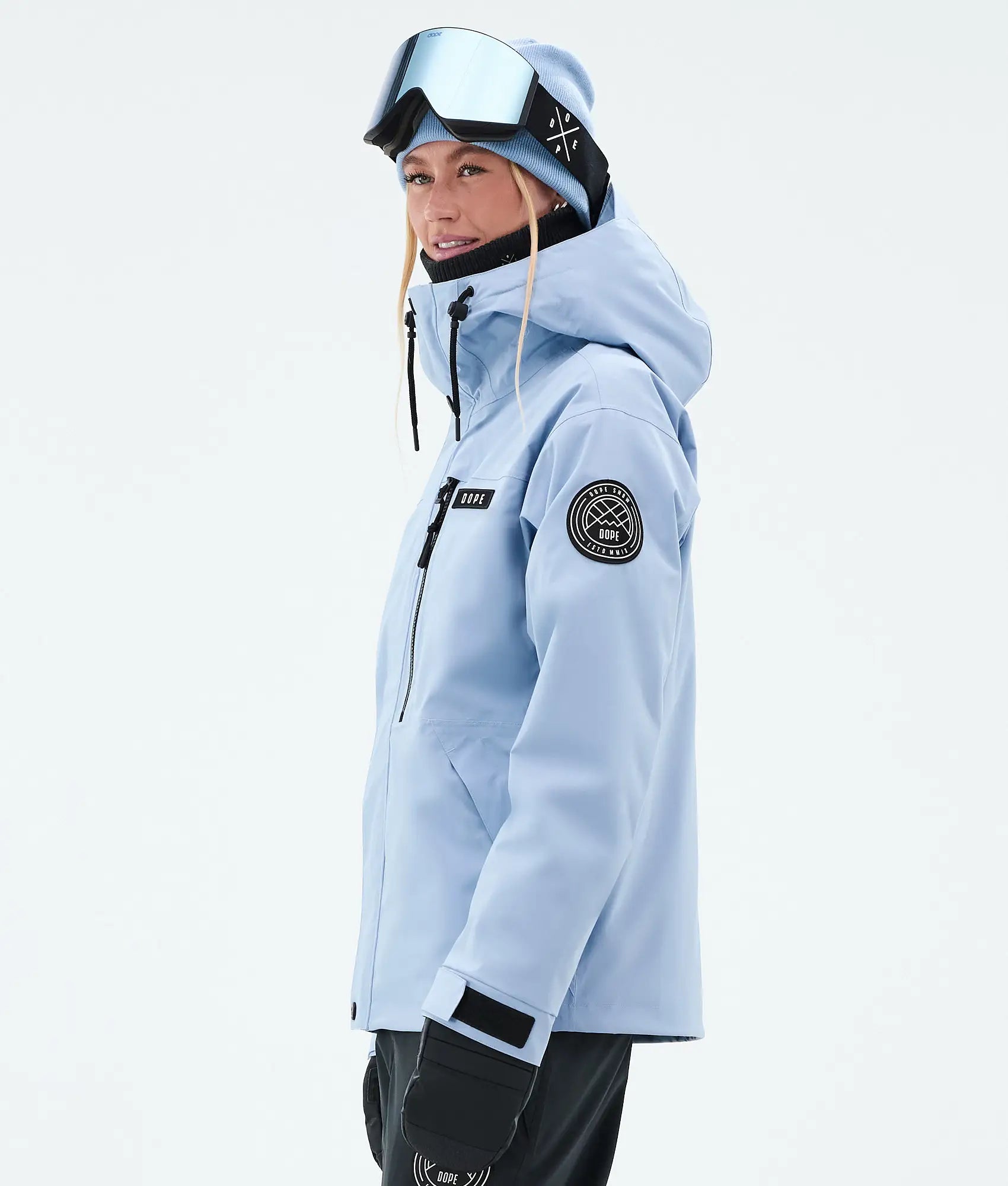 Stardust W Full-Zip - Snowboardjacke Damen Moss Light Blue