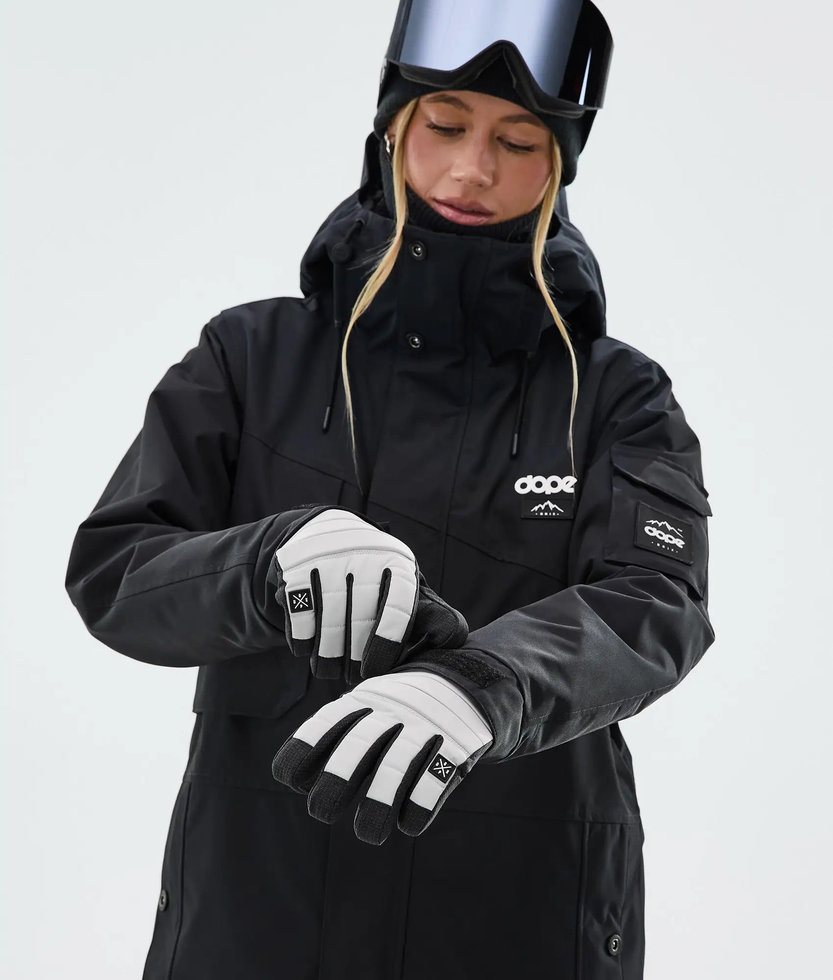 Cramli Skihandschuhe Light Grey